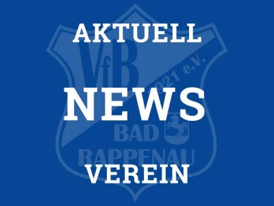 Beim VfB Bad Rappenau rollt der Ball wieder!!!