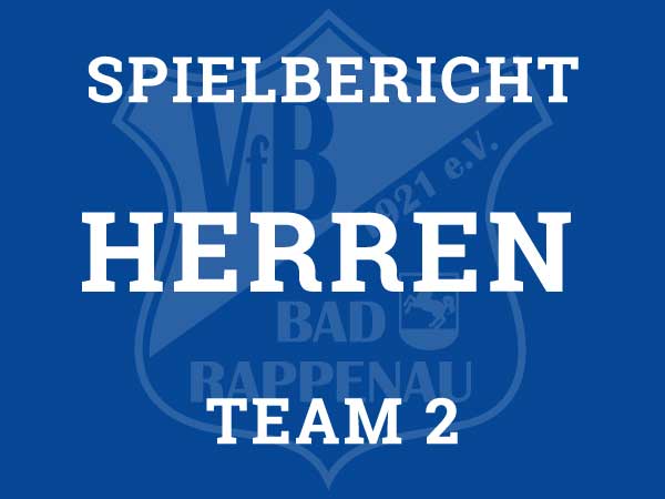 SV Tiefenbach – VfB Bad Rappenau II 9:1